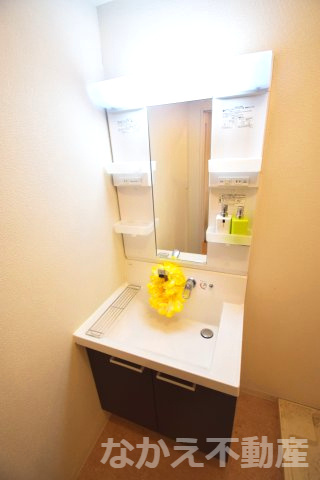 【洗面所】 | スペースが確保できる洗面所です