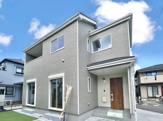 【新築戸建】前橋市日吉町2期の外観|■外観｜土日のご見学はもちろん、平日・夜間のご案内も大歓迎です♪「今から見たい」や「仕事終わりに見たい」にもご対応できますのでお気軽にお問い合わせください♪