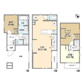 Kolet昭島中神町の間取り