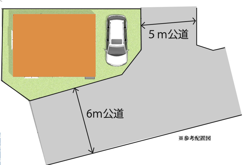 【仲介手数料無料】入間市扇台全１棟　入間市の新築住宅なら西武ハウジングの区画図