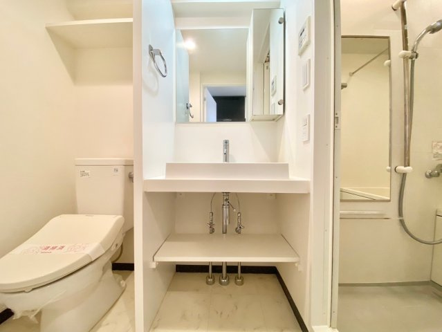 カレント新栄の独立洗面台