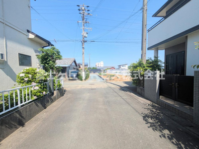 【前面道路含む現地写真】 | 浜松市中央区和合町 中古戸建て | 前面道路です