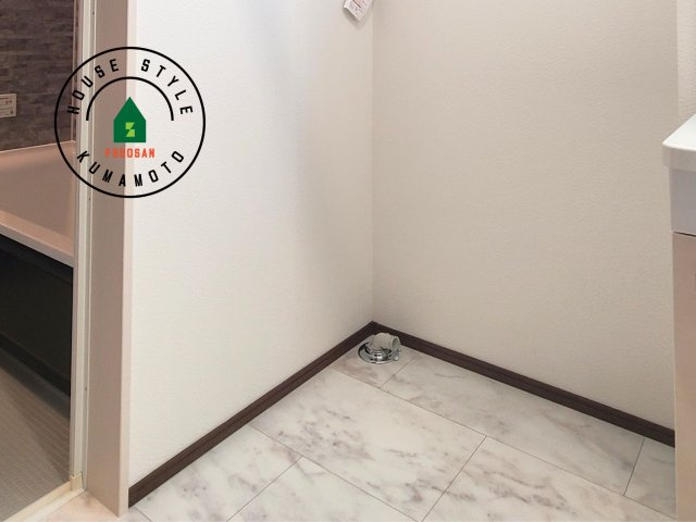 熊本市北区鶴羽田4丁目第2-2棟（1号棟）のランドリースペース|ランドリースペースとなります。広々して有効的にご使用できます。 