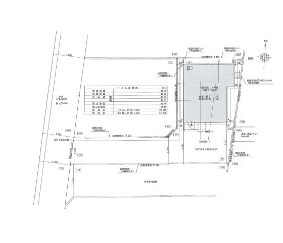 熊本市北区鶴羽田4丁目第2-2棟（1号棟）の区画図|配置図（1号棟）