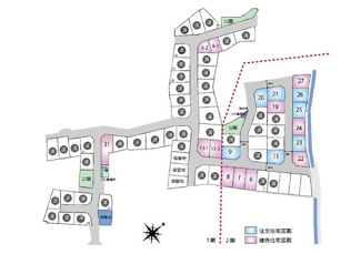 【区画図】 | 大津市坂本2丁目2-39付近　新築戸建 | 1期6-1号棟