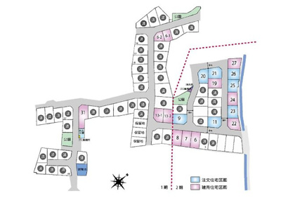 【区画図】 | 大津市坂本2丁目2-39付近　新築戸建 | 1期6-1号棟