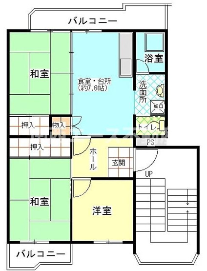 【間取り】 | 香里三井K団地