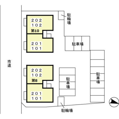 【区画図】 | グリーンテリア 第８