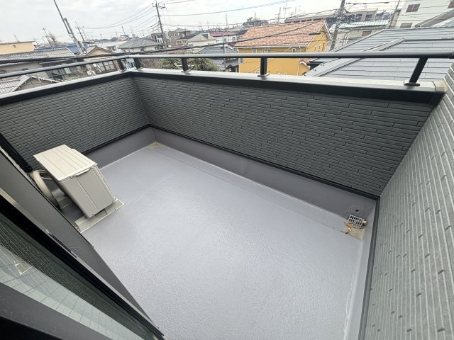 kolet岩槻仲町♯07のバルコニー|バルコニーからの眺めを楽しみながら食事をしませんか
