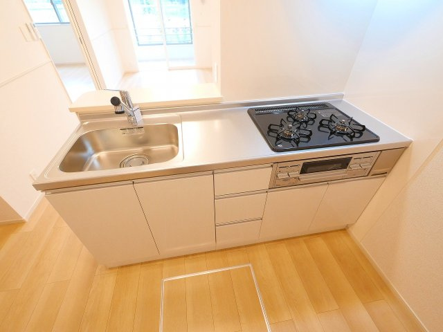 グランド萩ヶ丘Ⅱのキッチン|きれいなキッチンです