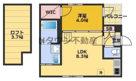 【間取り】 | ハーモニーテラス上石川町Ⅲ | 間取りです。