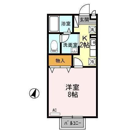 セジュール山田の間取り