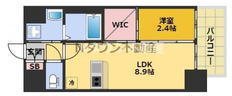 【間取り】 | ハーモニーレジデンス名古屋イースト | 間取りです。