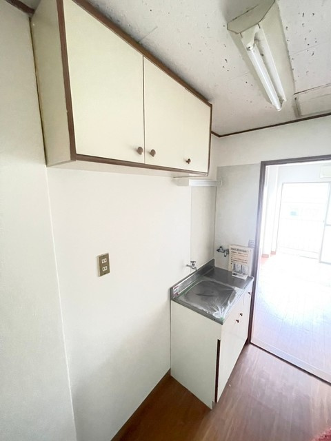 エンゼルマンションの浴室|ガスコンロ設置可