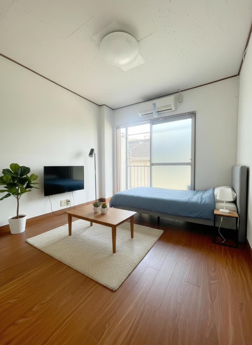 エンゼルマンションの洋室|「CG家具のため実際は家具が付きません」