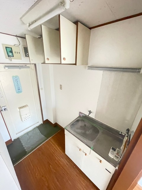 エンゼルマンションのキッチン|ガスコンロ設置可