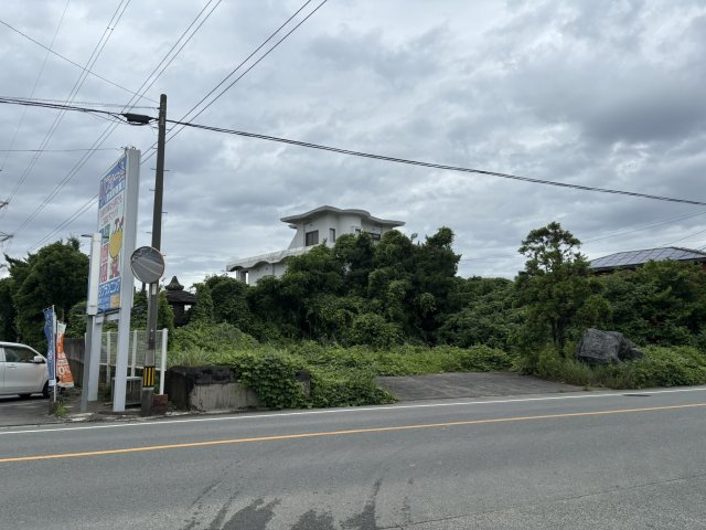 みやま市瀬高町上庄の売地の前面道路含む現地写真