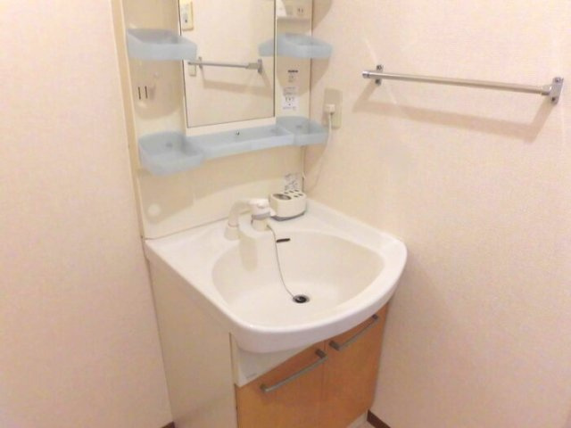 熊本市北区龍田４丁目のアパートの洗面所