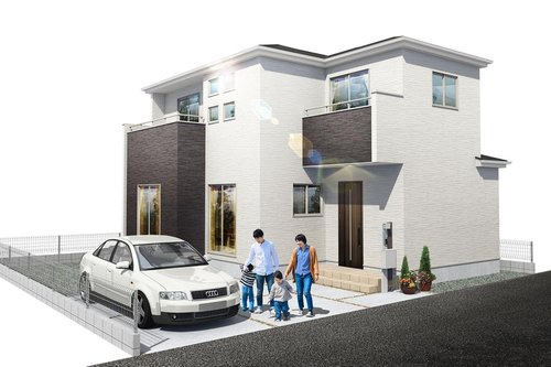 グラファーレ　岡山市南区豊成(第2)【仲介手数料無料】の外観パース