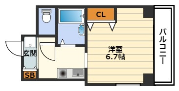 サンガ梅田の間取り