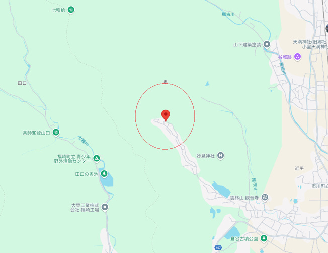 【地図】 | 神崎郡市川町奥1051-187