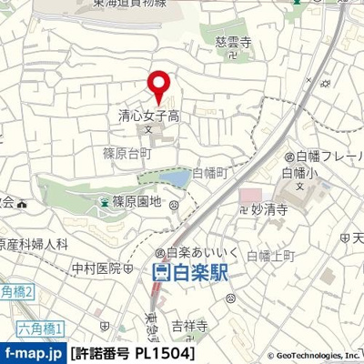 【地図】 | ヴァンハウス白楽