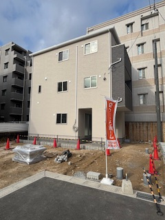 【外観】 | 西区庚午中1（古江駅）全9区画　NO9 | 広電古江駅まで徒歩９分☆庚午小学校まで徒歩2分☆庚午中学校まで徒歩5分☆☆生鮮館ビフレ庚午店徒歩2分☆マックスバリュ徒歩8分☆土地26坪☆前面道路8.5ｍ