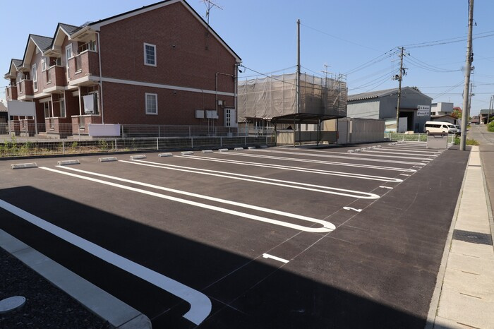 コーポ陽だまりⅡの駐車場