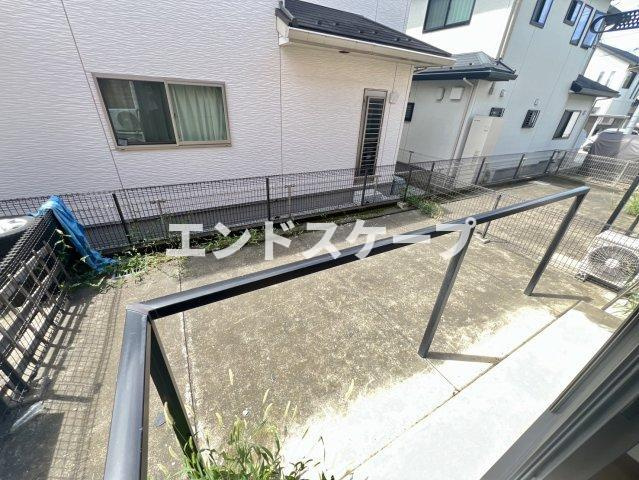 Ｃｏｓｍｏｓ　Ⅱのバルコニー|高崎、前橋、伊勢崎エリアのお部屋探しはエンドスケープまで！お客様の理想お聞かせ下さい♪