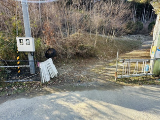 【前面道路含む現地写真】 | 西賀茂蛙ケ谷　資材置き場