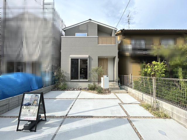 【成約済】京都市西京区大原野上里鳥見町　の外観|令和7年7月築の新築戸建て
現地ご案内可能です！お気軽にお問い合わせください♪