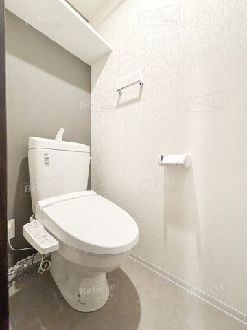 S-RESIDENCE六ツ門abreastIIのトイレ|嬉しい温水洗浄便座付き★