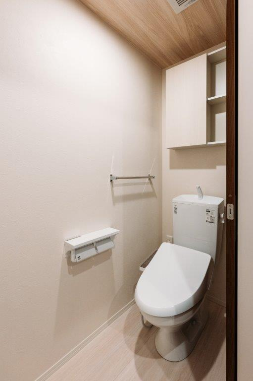 Diversita柳原Bのトイレ|清潔感のあるトイレで、毎日気持ちよく。