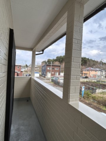 三戸郡階上町蒼前西５丁目のバルコニー