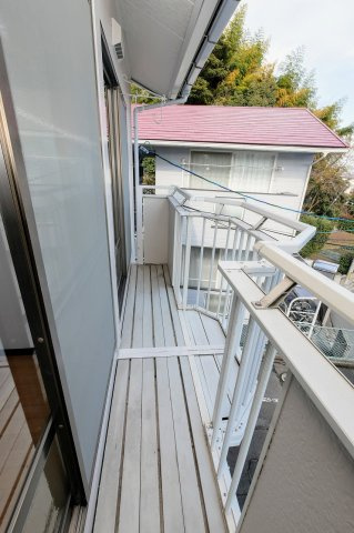 ルビーハイツのバルコニー|ルビーハイツ202号室