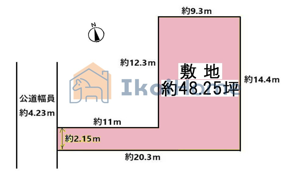 明石市魚住町錦が丘2丁目　土地の土地図|●年中無休●約25坪！建築条件無♪陽当・通風良好◎