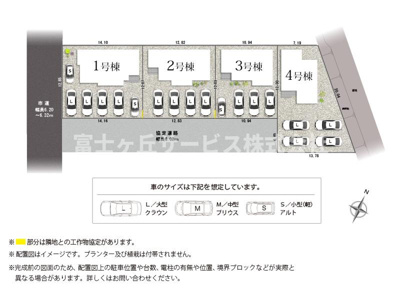 【区画図】 | 浜松市中央区曳馬4丁目 新築一戸建て 2号棟 | 2号棟の区画図です

