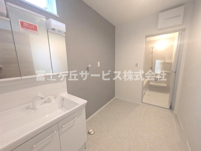 【脱衣所】 | 浜松市中央区曳馬4丁目 新築一戸建て 3号棟 | 脱衣場です