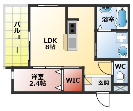 リアフラッツ香里園ＮＯＲＴＨの間取り