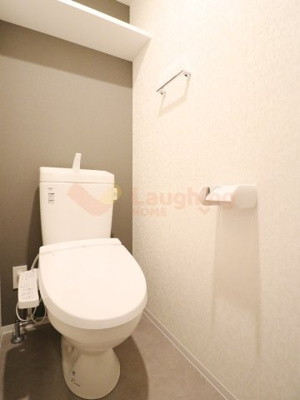 【トイレ】 | Ｓ－ＲＥＳＩＤＥＮＣＥ久留米六ツ門abreastⅠ | 落ち着いたトイレです※別号室の写真になります