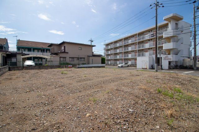 足利市田中町の売地の前面道路含む現地写真