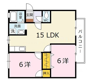 ビューテラス渡辺の間取り