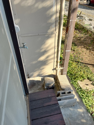 室外洗濯機置き場
