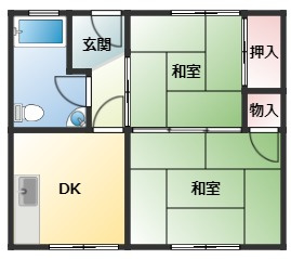 【間取り】 | メゾンベル名高