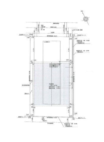 熊本市北区梶尾町第10-5棟（1号棟）の区画図|配置図（1号棟）