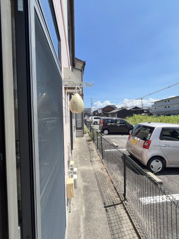パープルのバルコニー