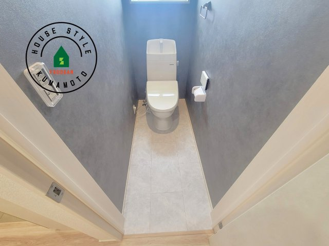 熊本市北区梶尾町第10-5棟（4号棟）のトイレ|温水洗浄便座を完備しております。2ヶ所にトイレがあるのは朝の慌ただしい時間も安心です。
