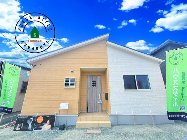 熊本市北区梶尾町第10-5棟（4号棟）の外観|デザイン性のある外観です。