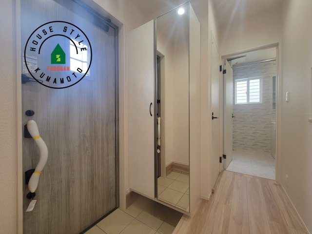 熊本市北区梶尾町第10-5棟（4号棟）の防犯設備|二重ロックでしっかり防犯対策ができます。