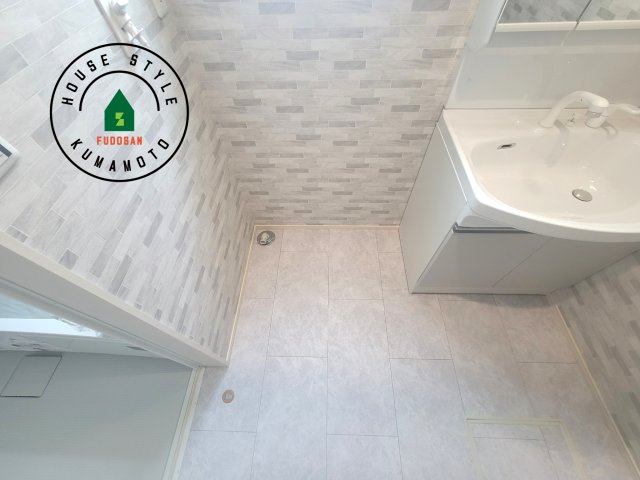 熊本市北区梶尾町第10-5棟（4号棟）のランドリースペース|ランドリースペースとなります。広々して有効的にご使用できます。 